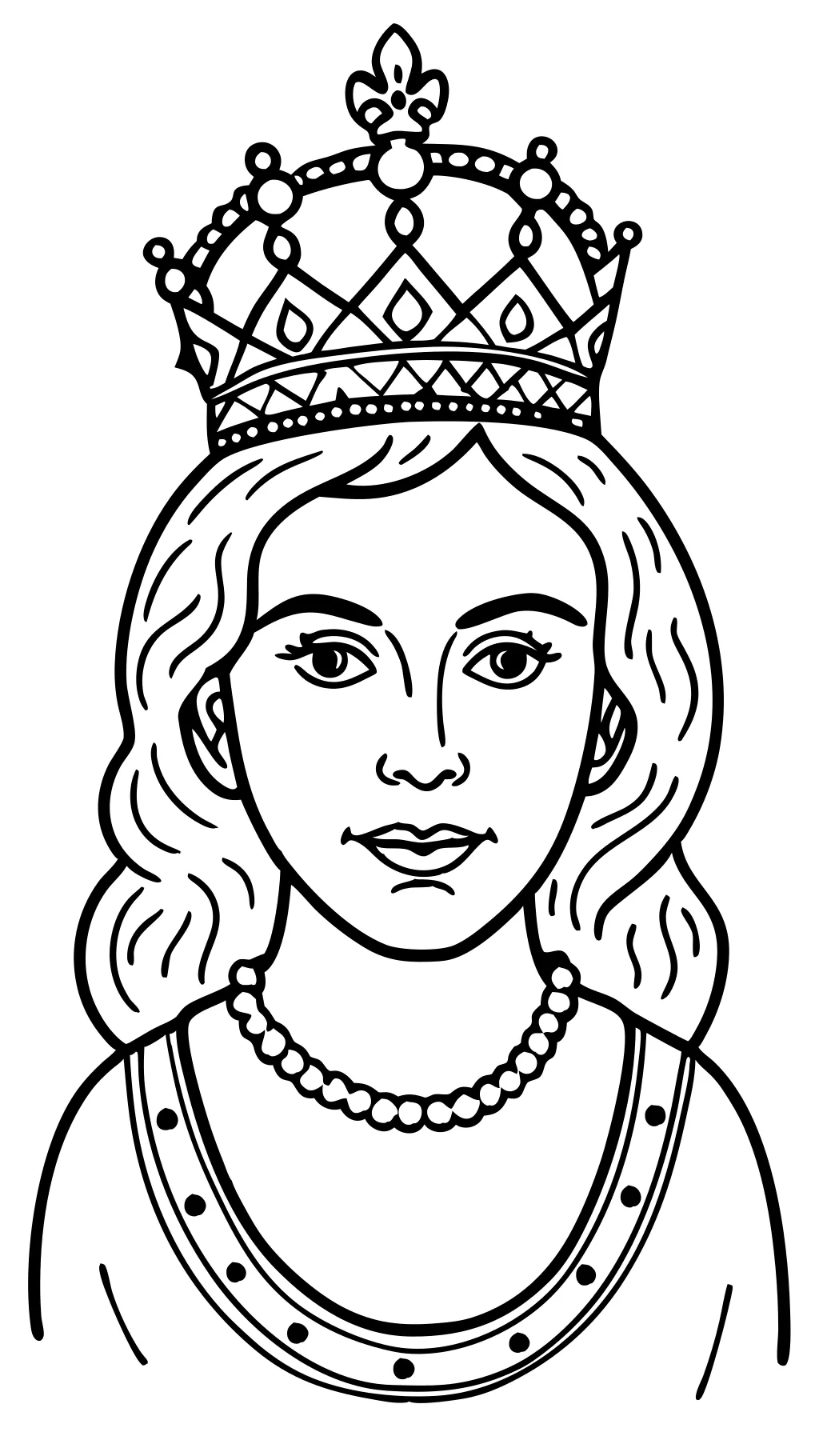 coloring pages of queens